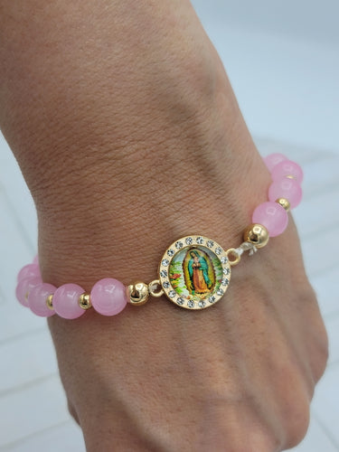 Pink stone virgencita