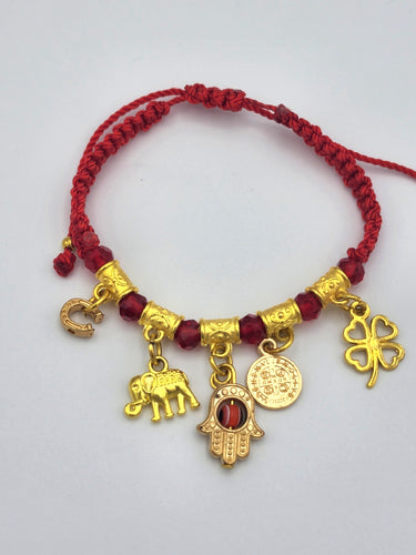 Pulsera de la suerte roja